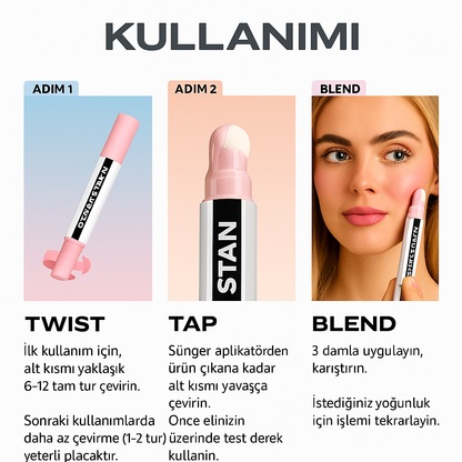 Cheek STAY-N Sıvı Allık