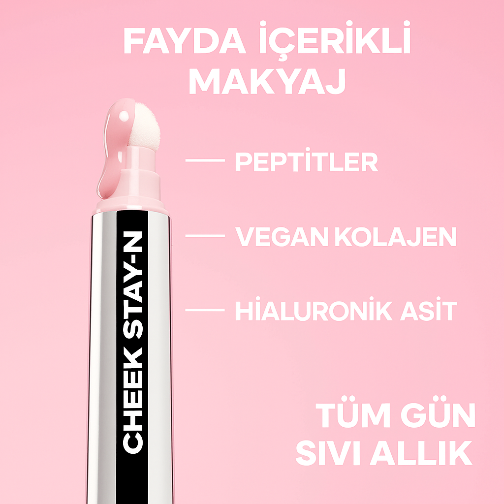 Cheek STAY-N Sıvı Allık